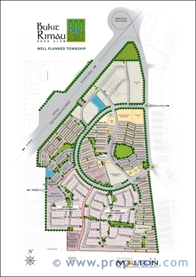 Click to enlarge photo. Bukit_rimau_township_small_view